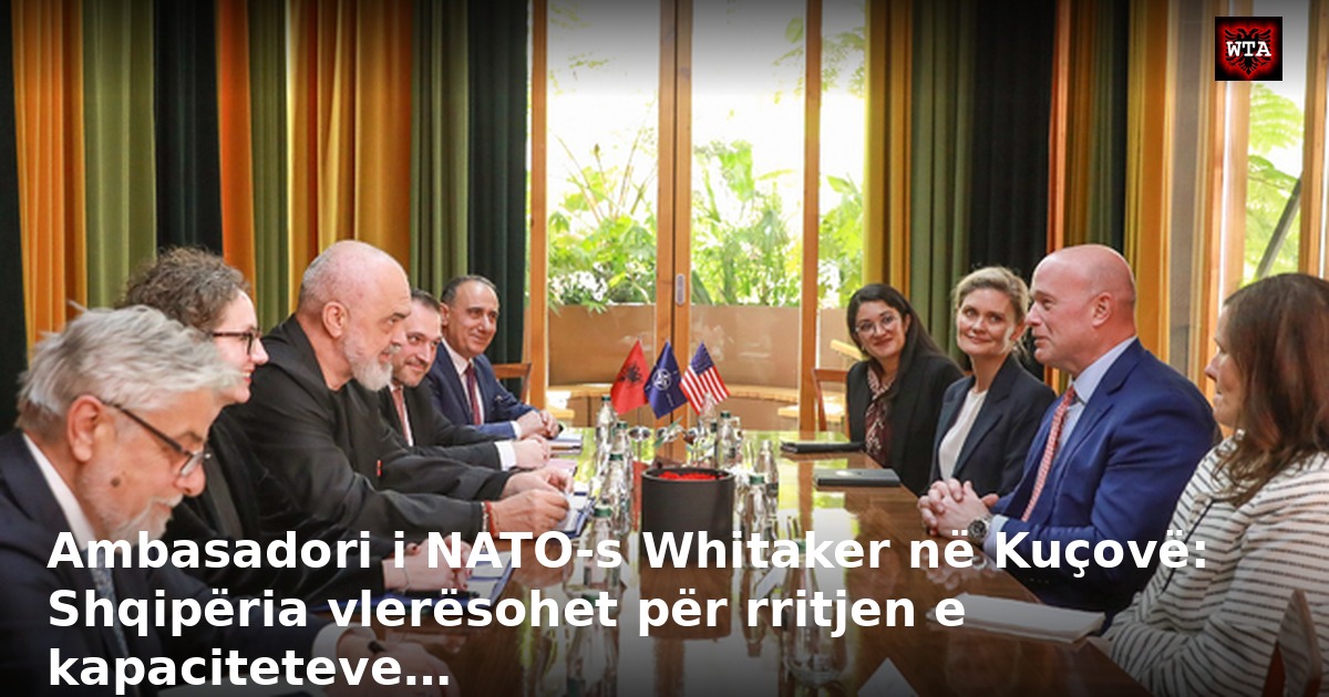 Ambasadori i NATO-s Whitaker në Kuçovë: Shqipëria vlerësohet për rritjen e kapaciteteve…