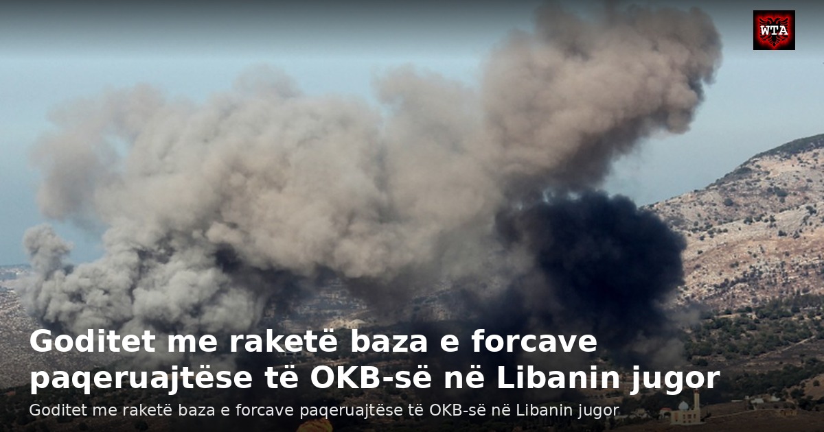 Goditet me raketë baza e forcave paqeruajtëse të OKB-së në Libanin jugor