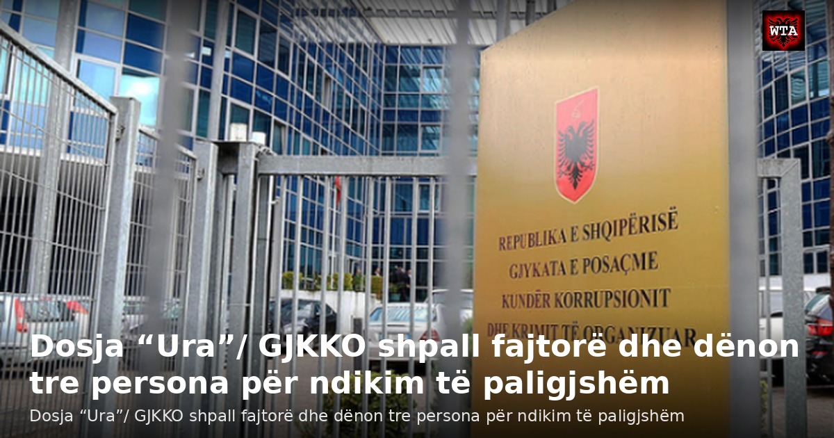 Dosja “Ura”/ GJKKO shpall fajtorë dhe dënon tre persona për ndikim të paligjshëm
