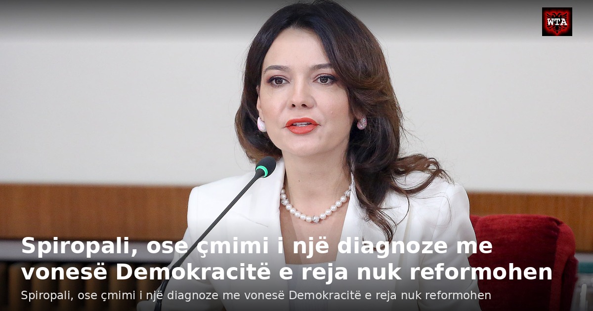 Spiropali, ose çmimi i një diagnoze me vonesë Demokracitë e reja nuk reformohen