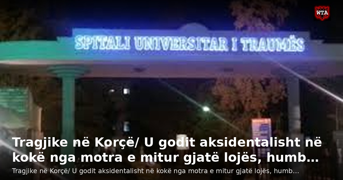 Tragjike në Korçë/ U godit aksidentalisht në kokë nga motra e mitur gjatë lojës, humb…