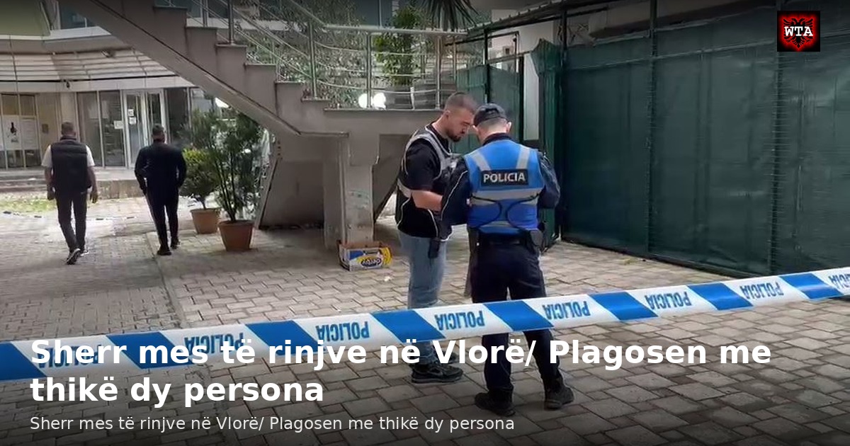 Sherr mes të rinjve në Vlorë/ Plagosen me thikë dy persona