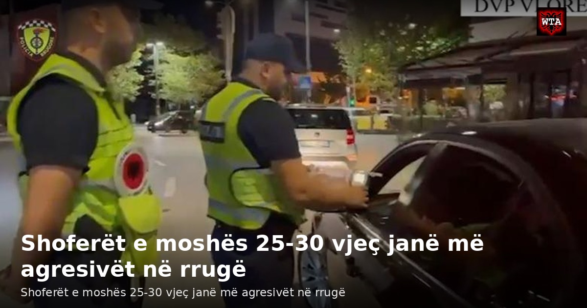 Shoferët e moshës 25-30 vjeç janë më agresivët në rrugë