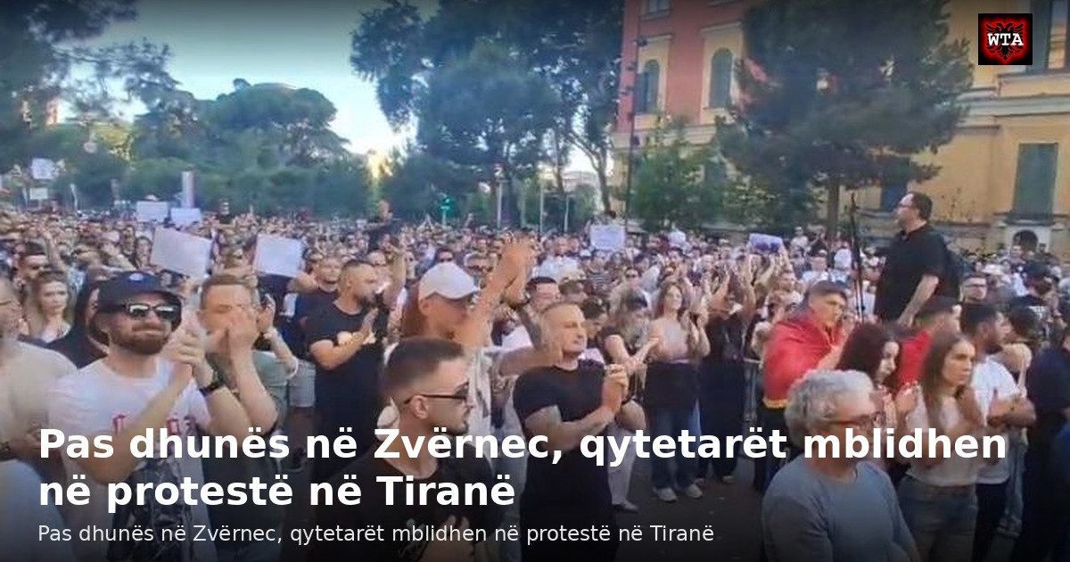 Pas dhunës në Zvërnec, qytetarët mblidhen në protestë në Tiranë
