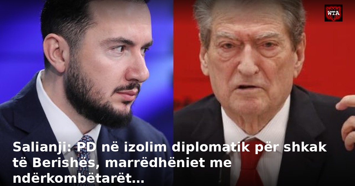 Salianji: PD në izolim diplomatik për shkak të Berishës, marrëdhëniet me ndërkombëtarët…