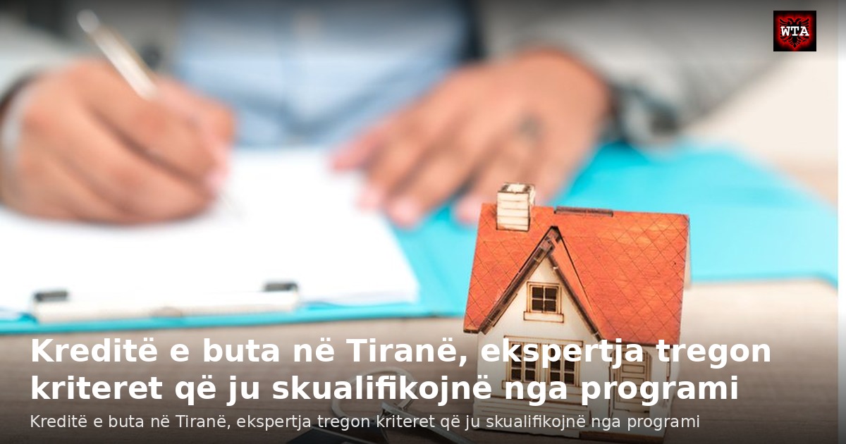 Kreditë e buta në Tiranë, ekspertja tregon kriteret që ju skualifikojnë nga programi