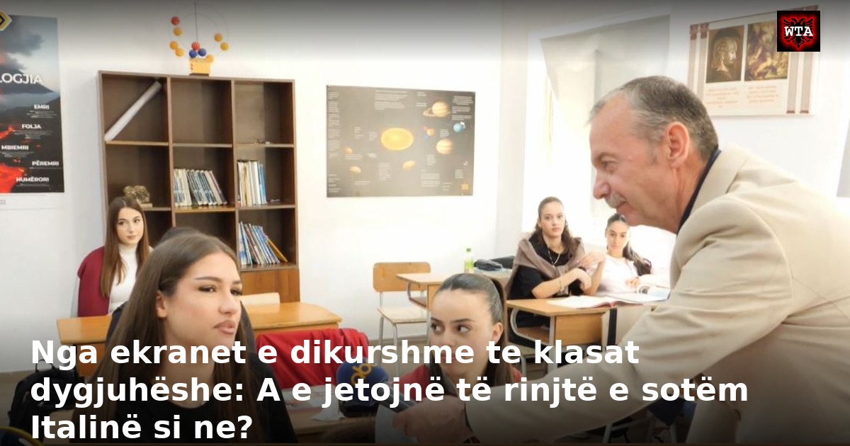 Nga ekranet e dikurshme te klasat dygjuhëshe: A e jetojnë të rinjtë e sotëm Italinë si ne?