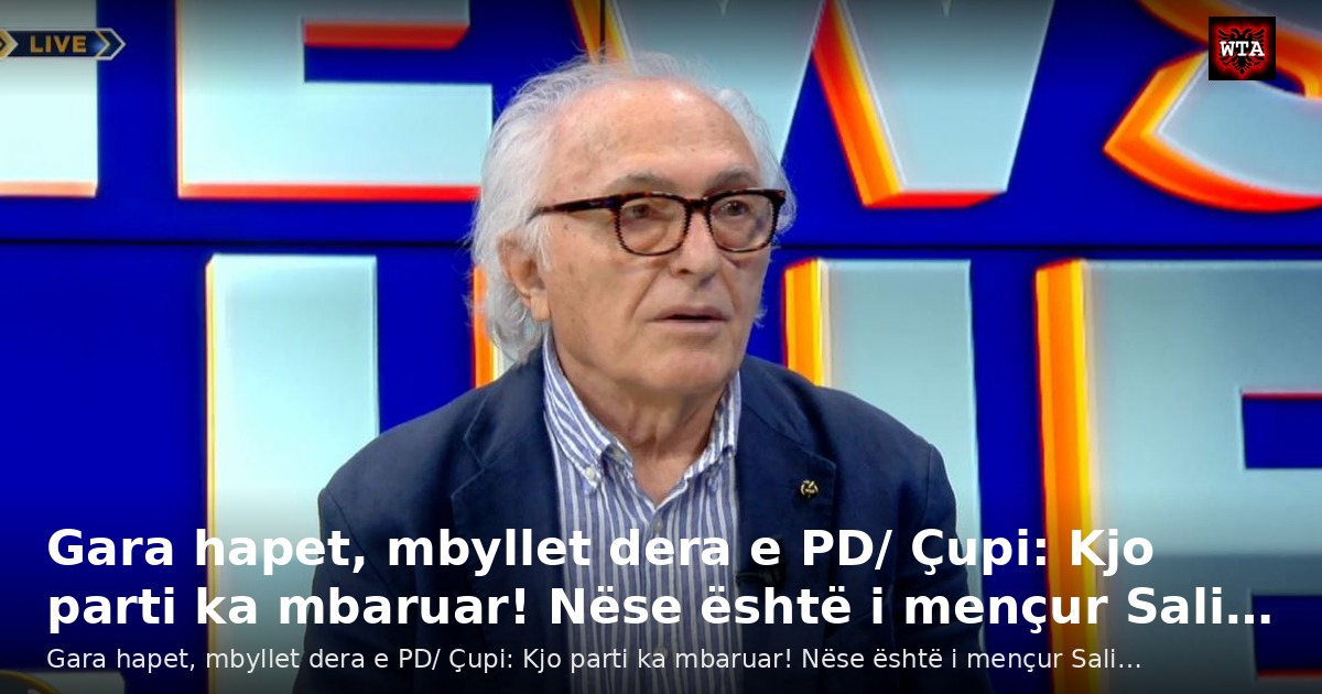 Gara hapet, mbyllet dera e PD/ Çupi: Kjo parti ka mbaruar! Nëse është i mençur Sali…