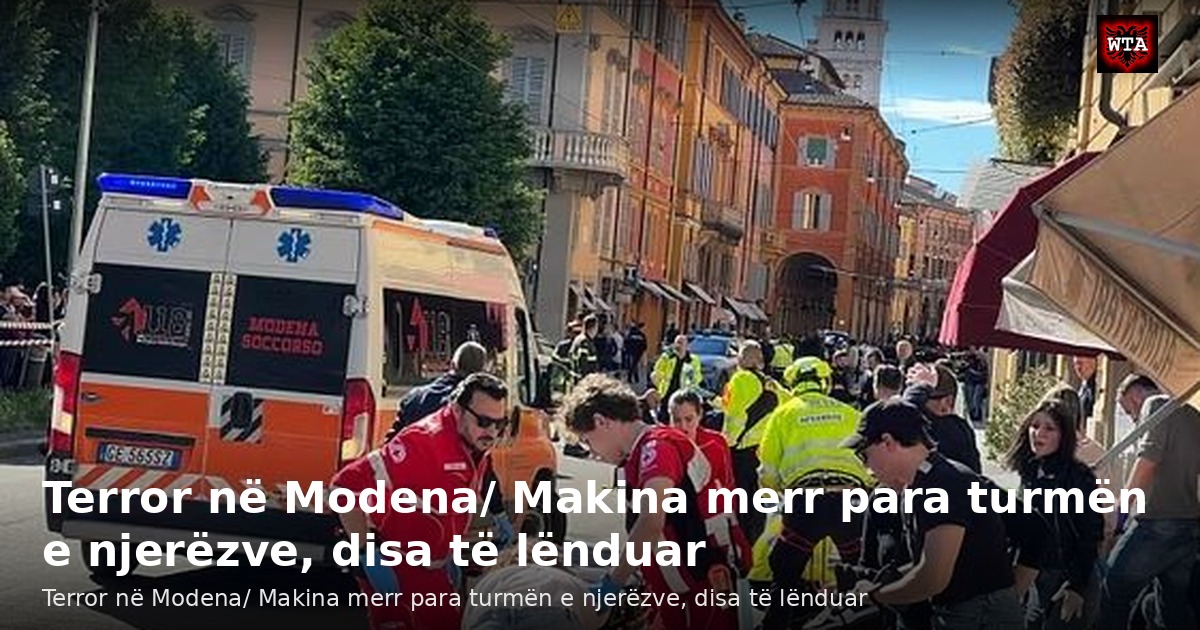 Terror në Modena/ Makina merr para turmën e njerëzve, disa të lënduar