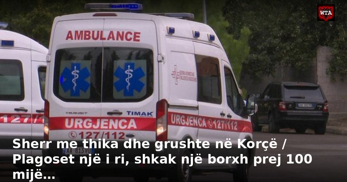 Sherr me thika dhe grushte në Korçë / Plagoset një i ri, shkak një borxh prej 100 mijë…