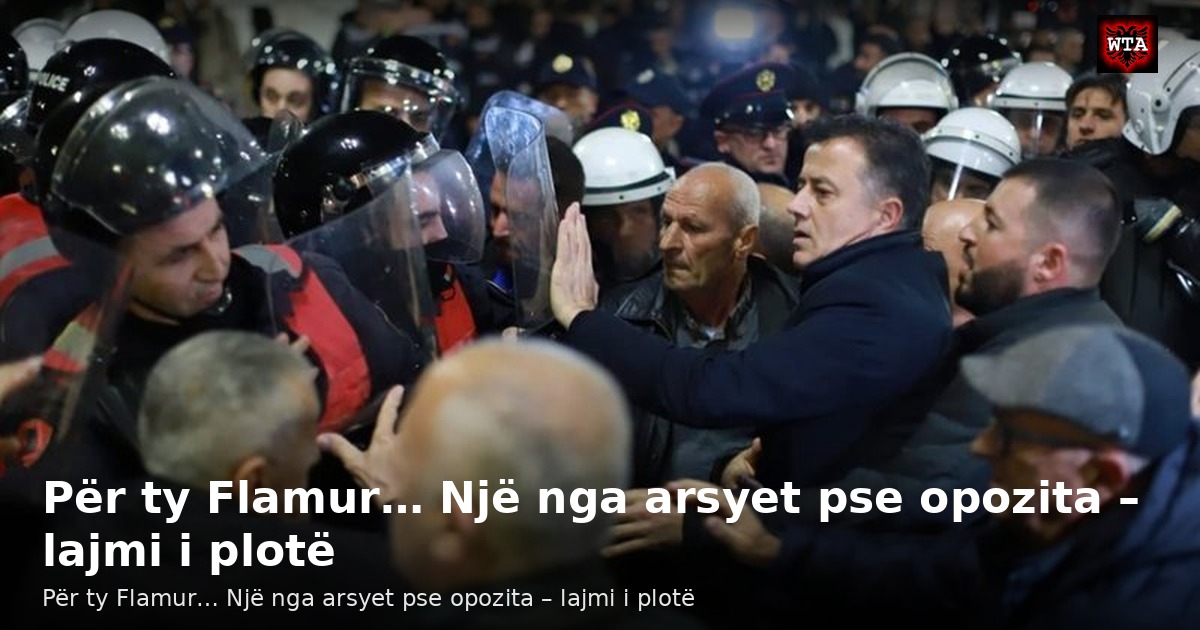 Për ty Flamur… Një nga arsyet pse opozita – lajmi i plotë