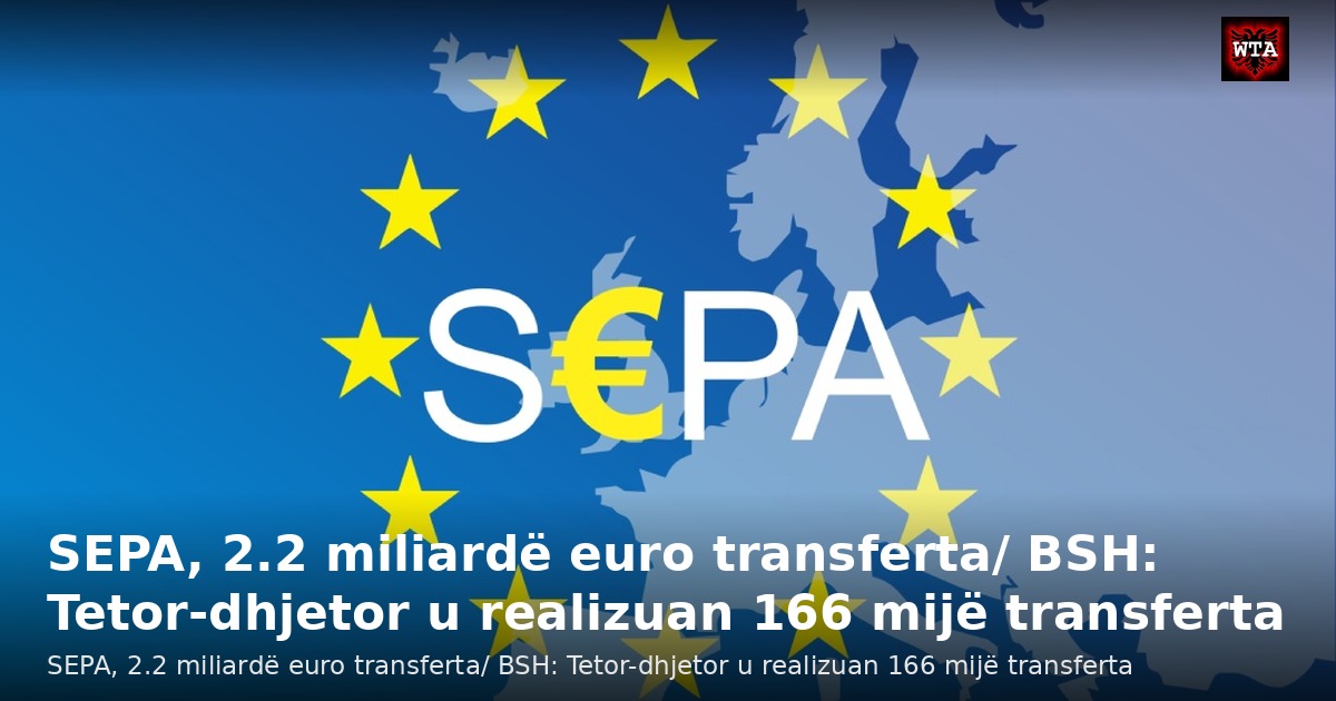 SEPA, 2.2 miliardë euro transferta/ BSH: Tetor-dhjetor u realizuan 166 mijë transferta
