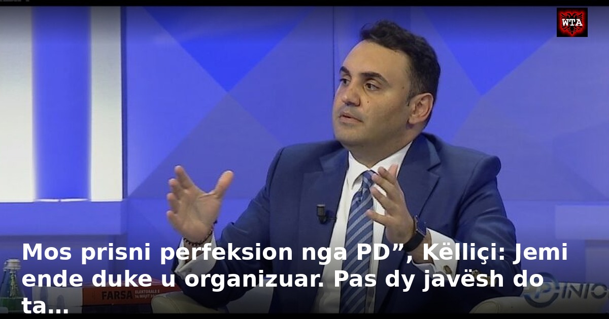 Mos prisni perfeksion nga PD”, Këlliçi: Jemi ende duke u organizuar. Pas dy javësh do ta…