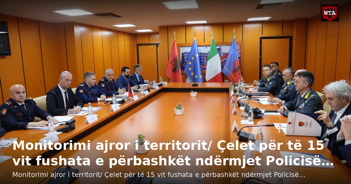 Monitorimi ajror i territorit/ Çelet për të 15 vit fushata e përbashkët ndërmjet Policisë…
