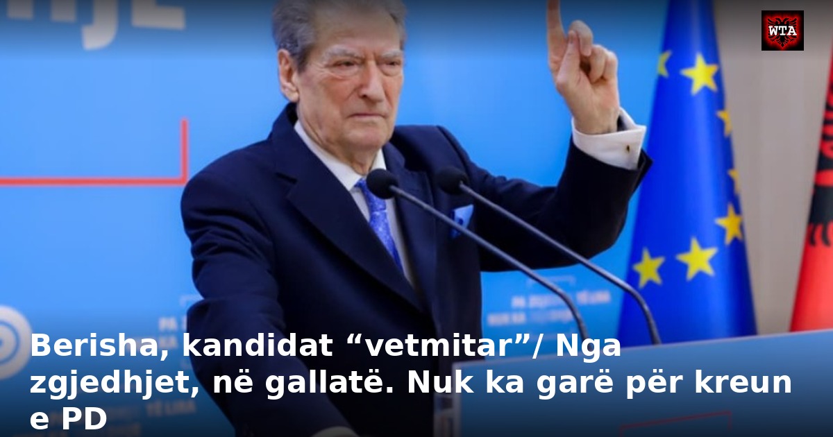 Berisha, kandidat “vetmitar”/ Nga zgjedhjet, në gallatë. Nuk ka garë për kreun e PD