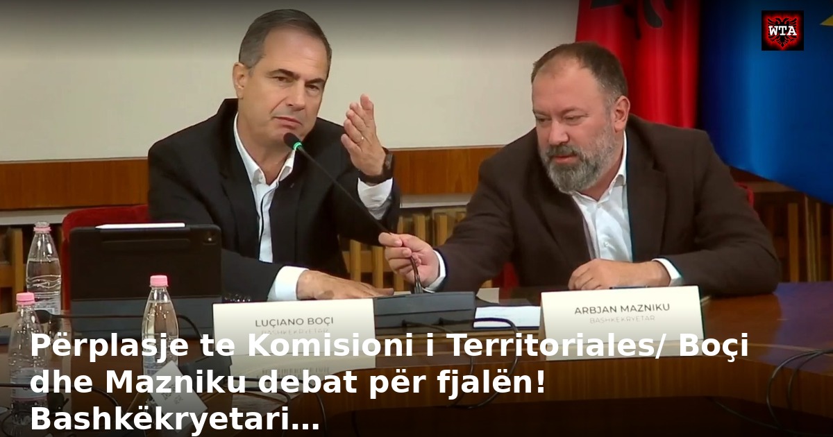 Përplasje te Komisioni i Territoriales/ Boçi dhe Mazniku debat për fjalën! Bashkëkryetari…