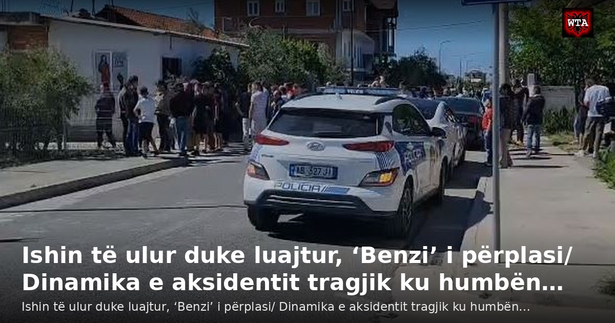 Ishin të ulur duke luajtur, ‘Benzi’ i përplasi/ Dinamika e aksidentit tragjik ku humbën…