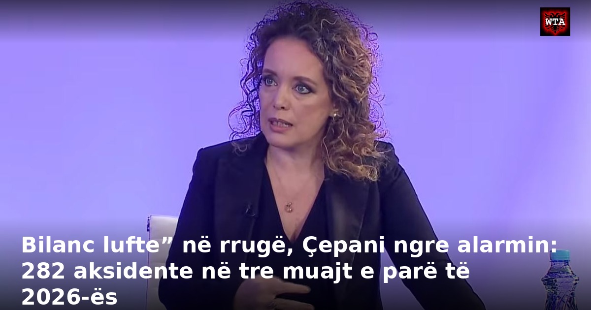 Bilanc lufte” në rrugë, Çepani ngre alarmin: 282 aksidente në tre muajt e parë të 2026-ës