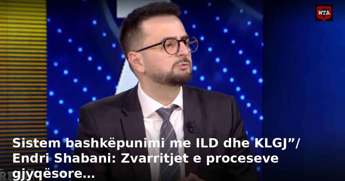Sistem bashkëpunimi me ILD dhe KLGJ”/ Endri Shabani: Zvarritjet e proceseve gjyqësore…