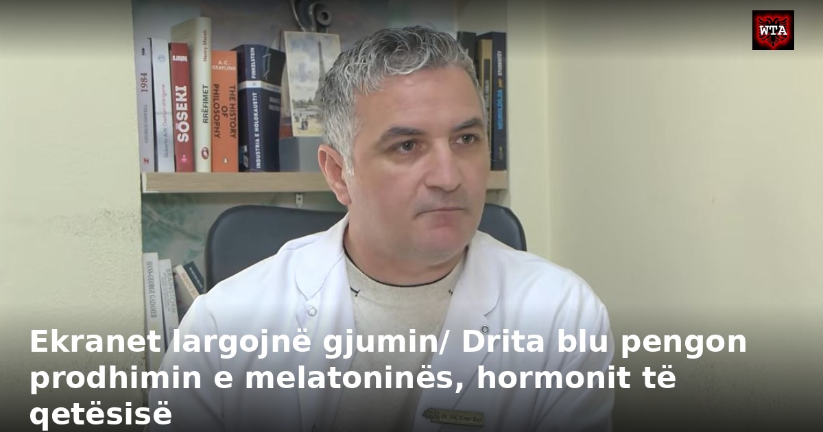 Ekranet largojnë gjumin/ Drita blu pengon prodhimin e melatoninës, hormonit të qetësisë