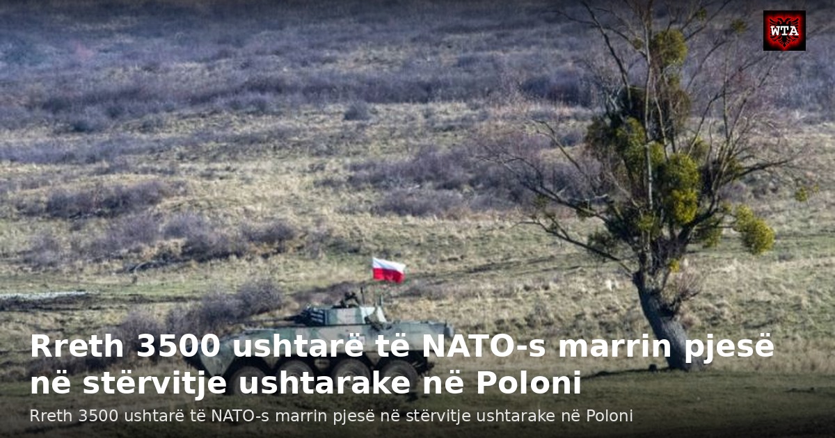 Rreth 3500 ushtarë të NATO-s marrin pjesë në stërvitje ushtarake në Poloni