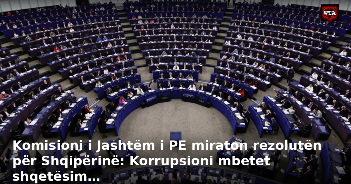 Komisioni i Jashtëm i PE miraton rezolutën për Shqipërinë: Korrupsioni mbetet shqetësim…