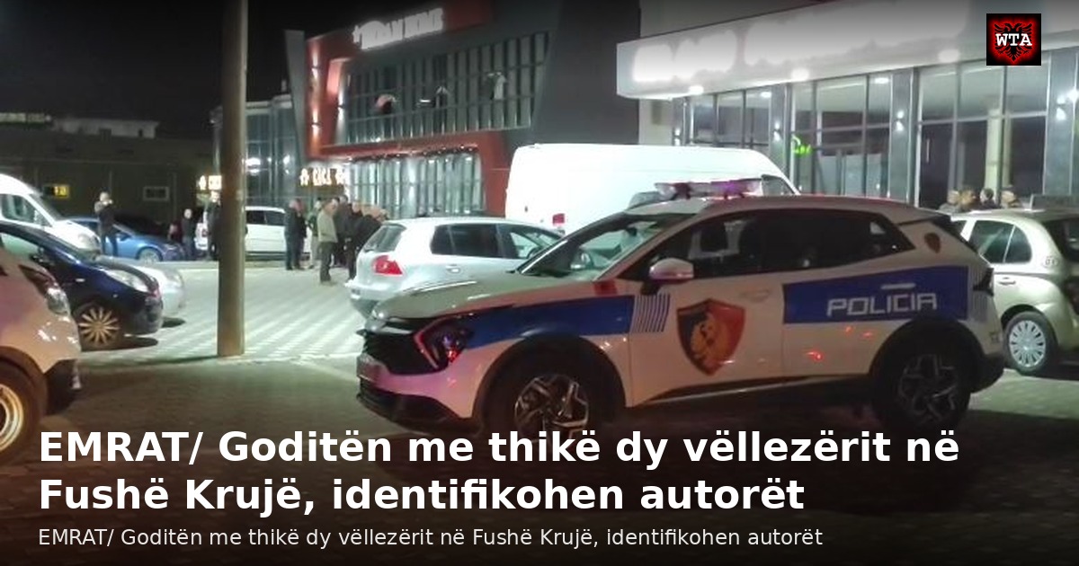 EMRAT/ Goditën me thikë dy vëllezërit në Fushë Krujë, identifikohen autorët
