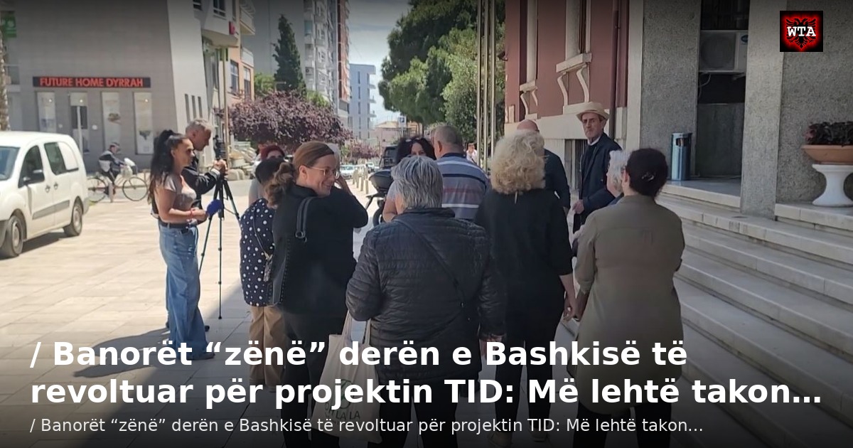 / Banorët “zënë” derën e Bashkisë të revoltuar për projektin TID: Më lehtë takon…