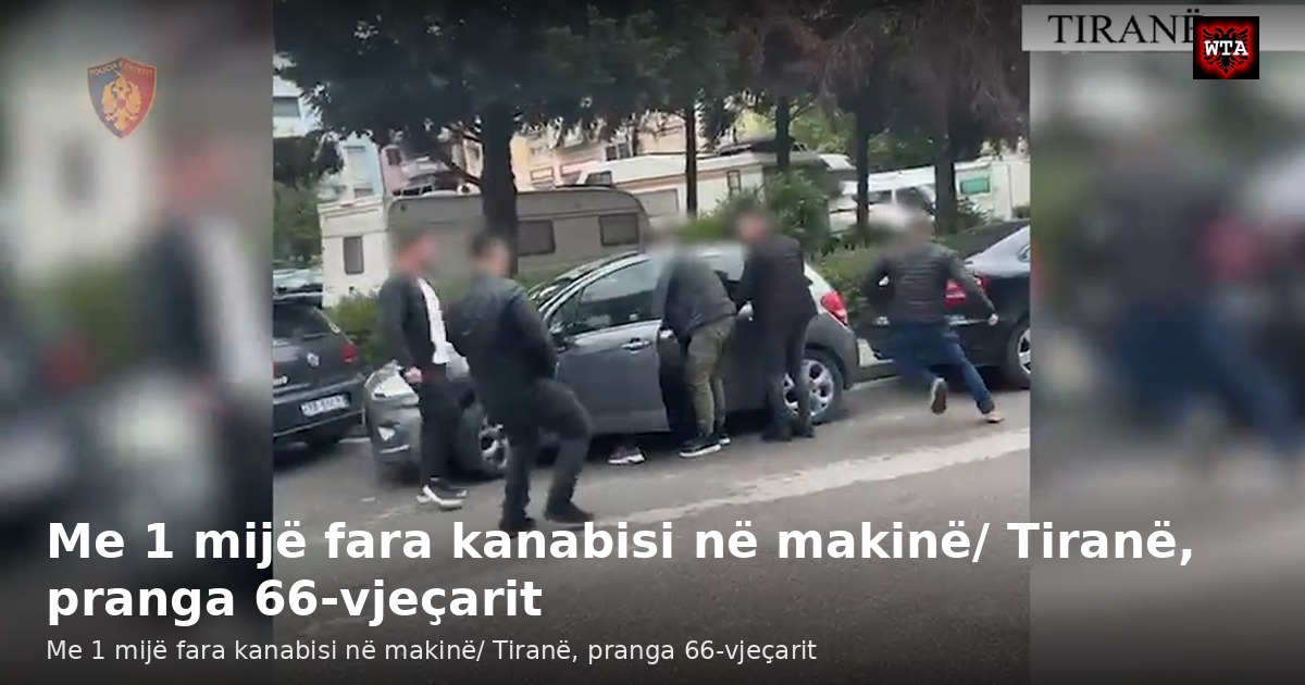 Me 1 mijë fara kanabisi në makinë/ Tiranë, pranga 66-vjeçarit