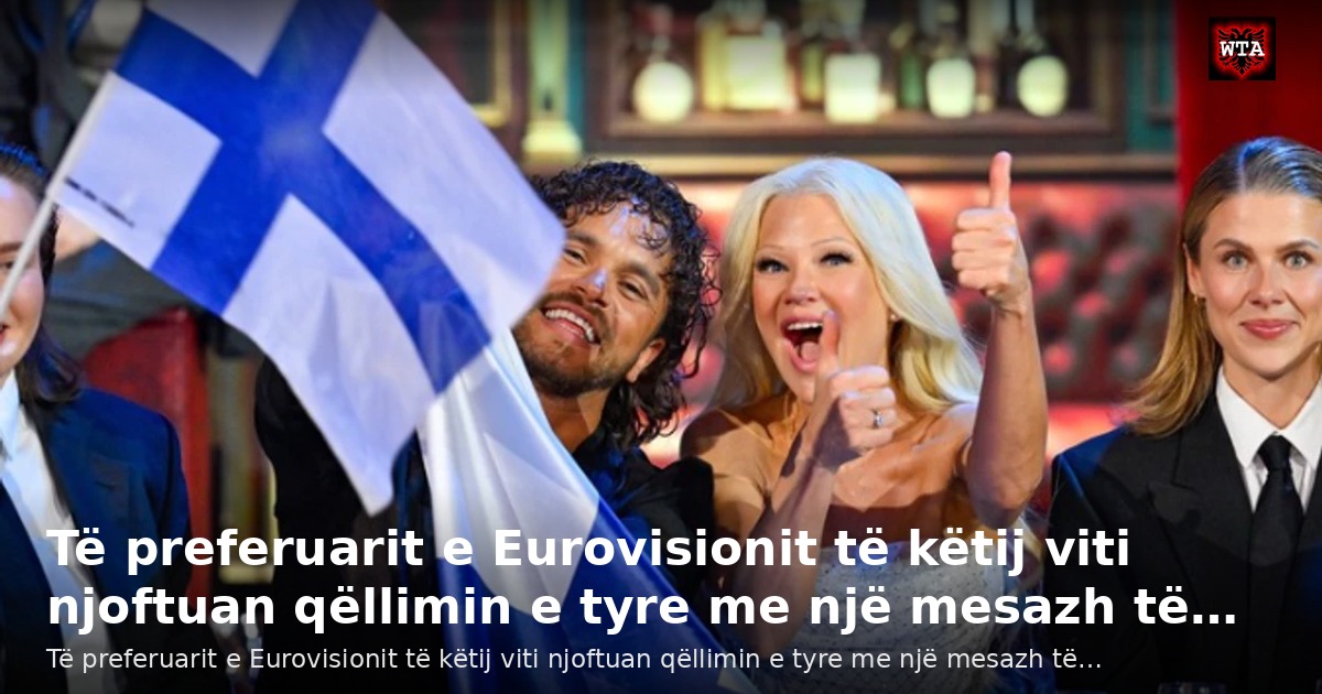 Të preferuarit e Eurovisionit të këtij viti njoftuan qëllimin e tyre me një mesazh të…