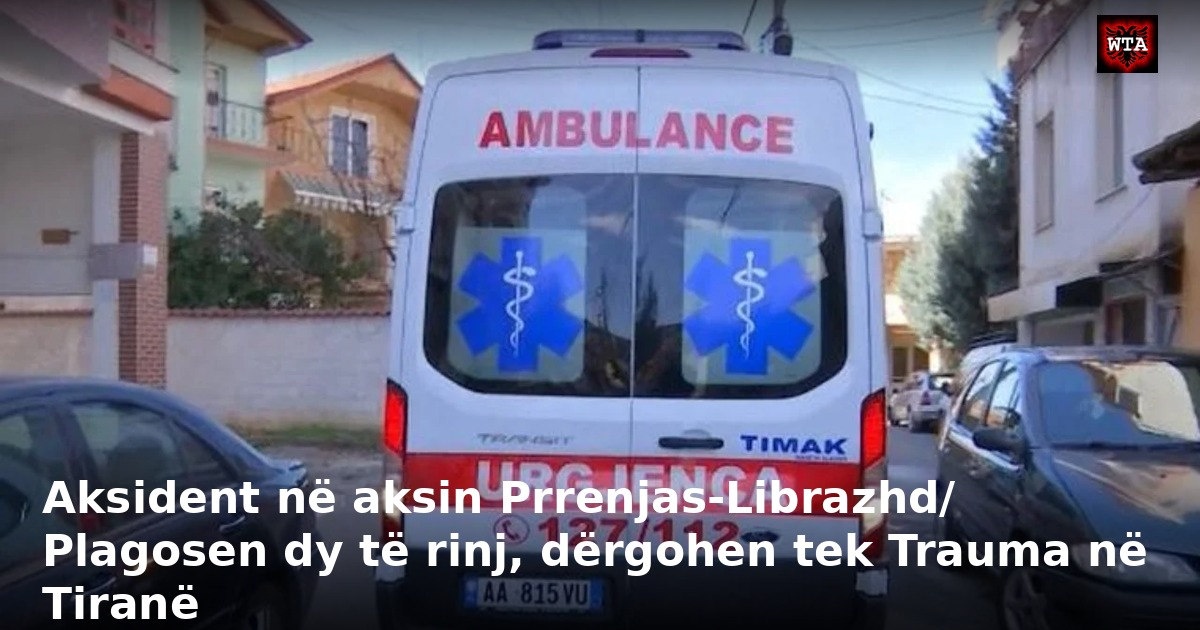 Aksident në aksin Prrenjas-Librazhd/ Plagosen dy të rinj, dërgohen tek Trauma në Tiranë
