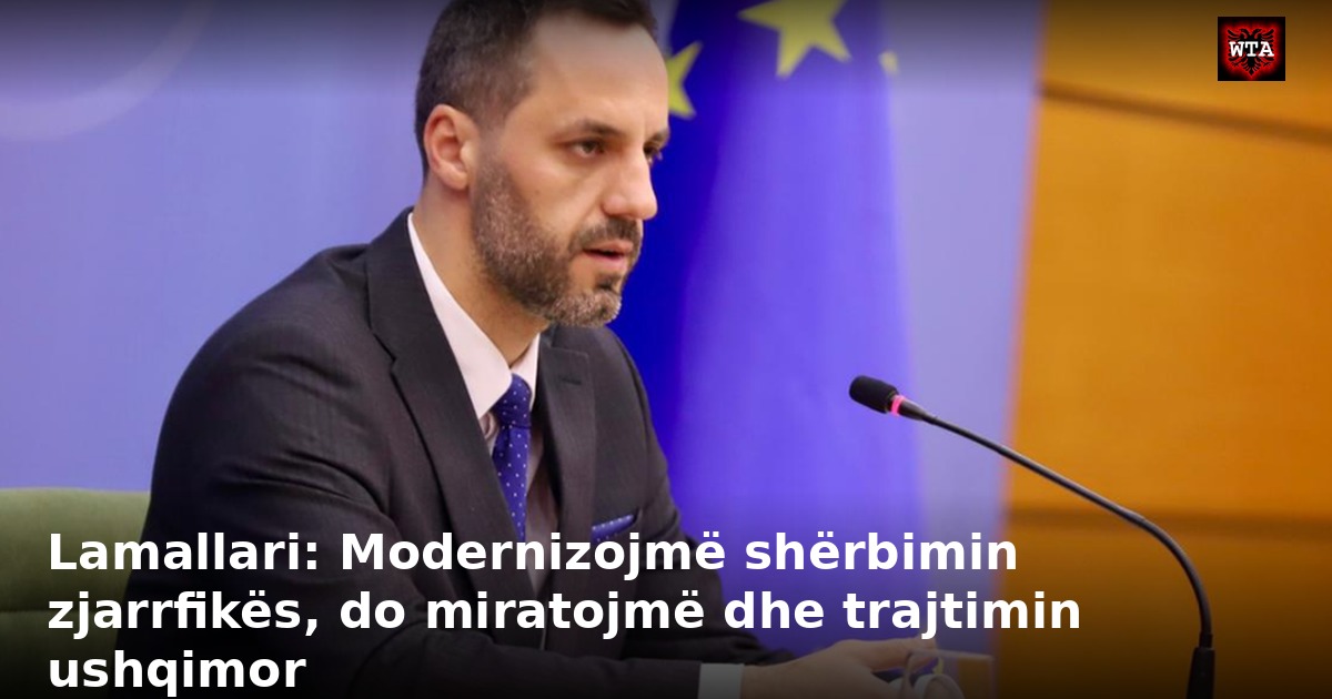 Lamallari: Modernizojmë shërbimin zjarrfikës, do miratojmë dhe trajtimin ushqimor