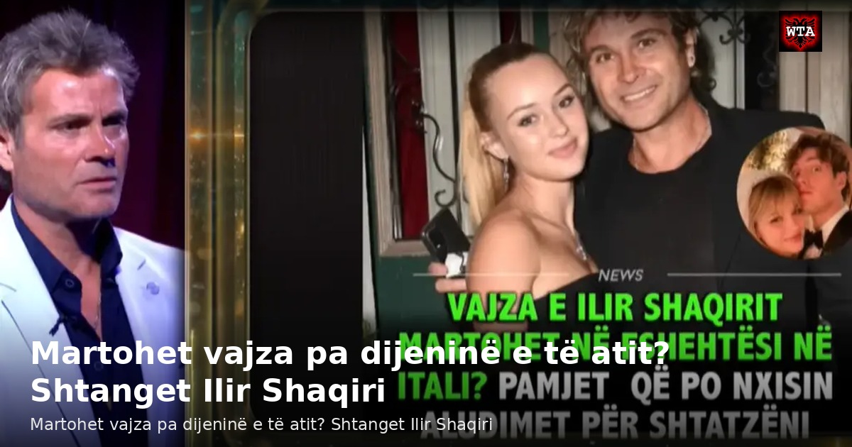 Martohet vajza pa dijeninë e të atit? Shtanget Ilir Shaqiri