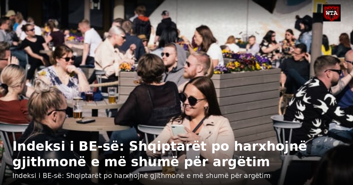 Indeksi i BE-së: Shqiptarët po harxhojnë gjithmonë e më shumë për argëtim