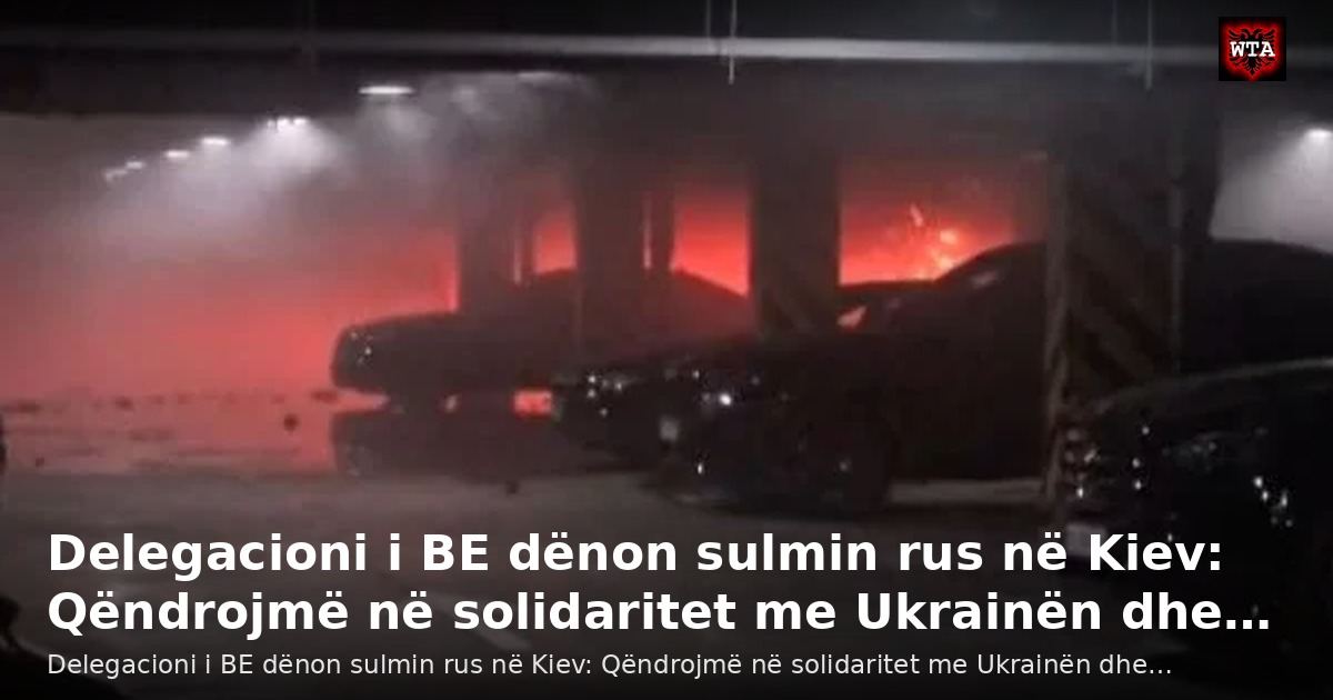 Delegacioni i BE dënon sulmin rus në Kiev: Qëndrojmë në solidaritet me Ukrainën dhe…