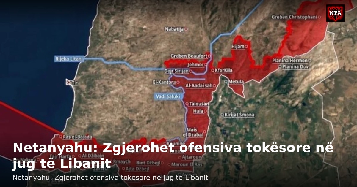 Netanyahu: Zgjerohet ofensiva tokësore në jug të Libanit