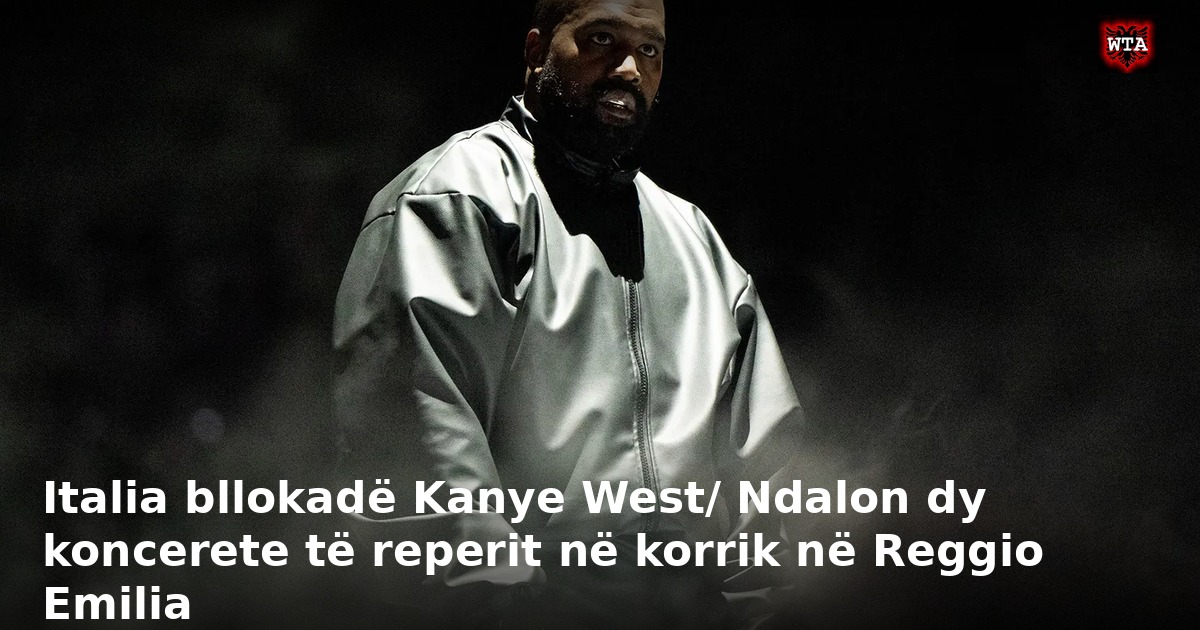 Italia bllokadë Kanye West/ Ndalon dy koncerete të reperit në korrik në Reggio Emilia