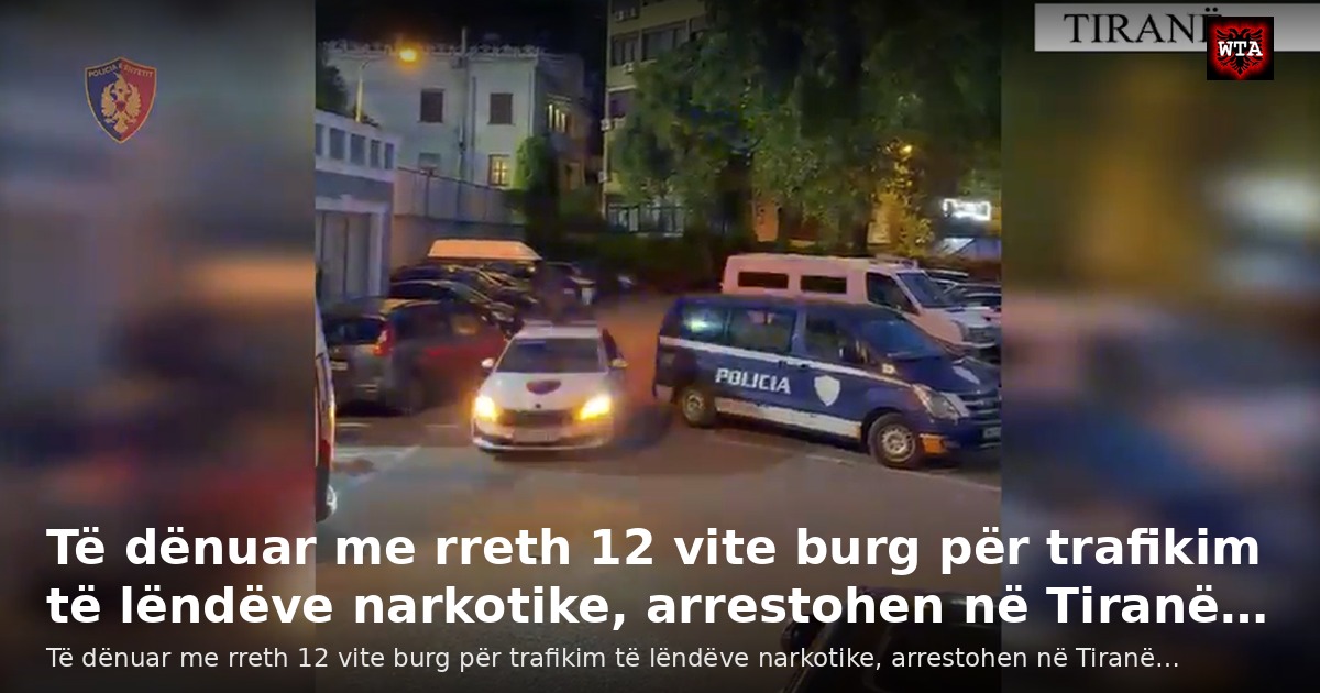 Të dënuar me rreth 12 vite burg për trafikim të lëndëve narkotike, arrestohen në Tiranë…