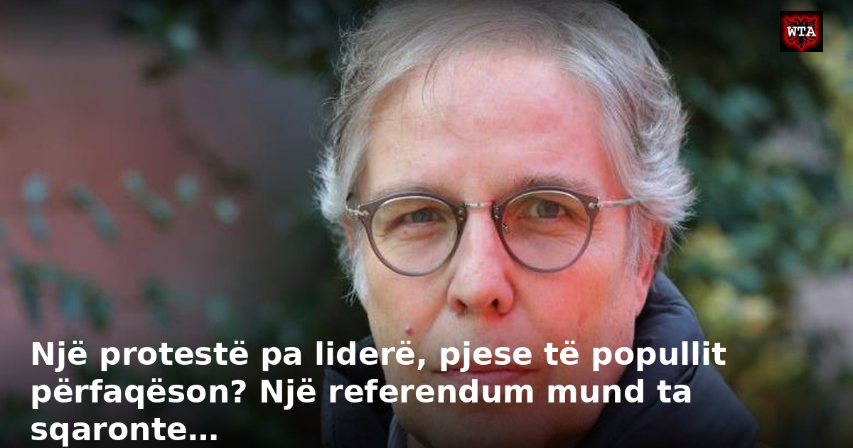 Një protestë pa liderë, pjese të popullit përfaqëson? Një referendum mund ta sqaronte…
