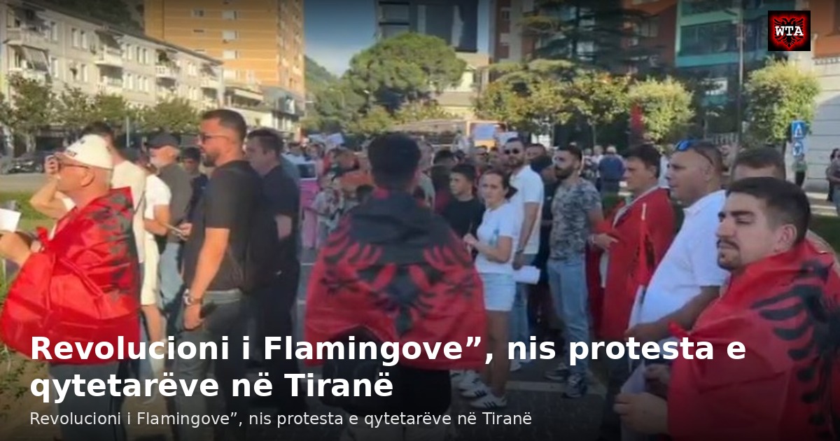 Revolucioni i Flamingove”, nis protesta e qytetarëve në Tiranë
