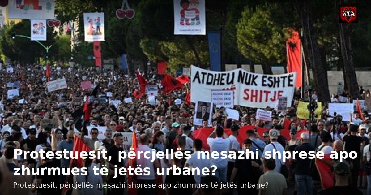 Protestuesit, përcjellës mesazhi shprese apo zhurmues të jetës urbane?
