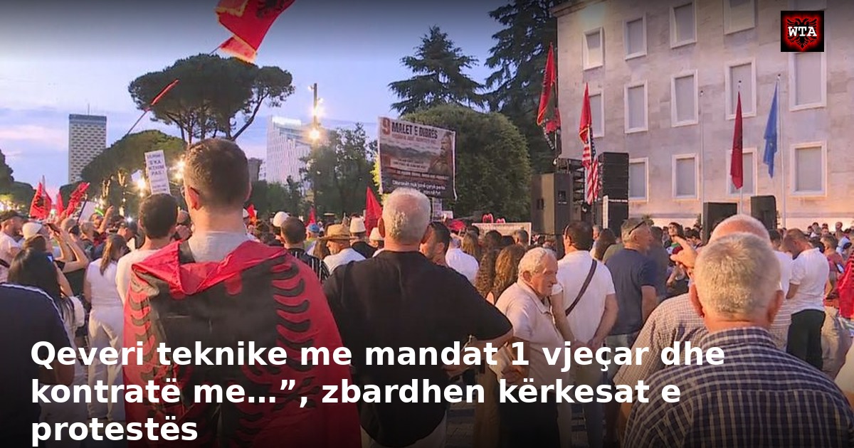 Qeveri teknike me mandat 1 vjeçar dhe kontratë me…”, zbardhen kërkesat e protestës