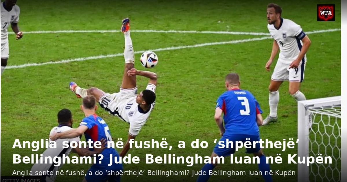 Anglia sonte në fushë, a do ‘shpërthejë’ Bellinghami? Jude Bellingham luan në Kupën