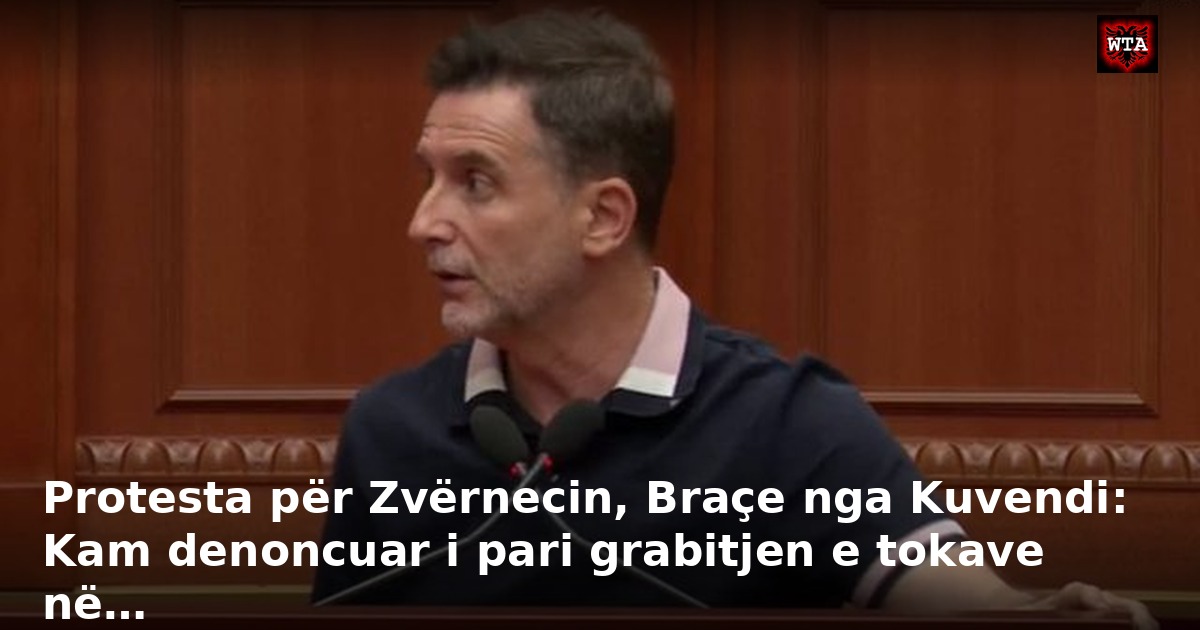 Protesta për Zvërnecin, Braçe nga Kuvendi: Kam denoncuar i pari grabitjen e tokave në…