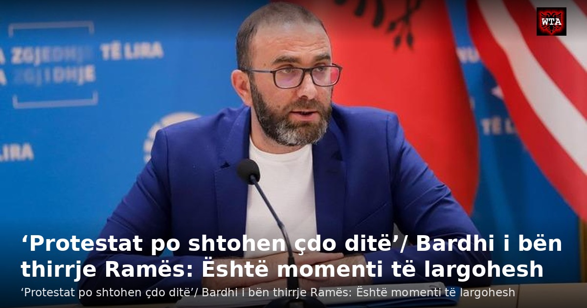 ‘Protestat po shtohen çdo ditë’/ Bardhi i bën thirrje Ramës: Është momenti të largohesh