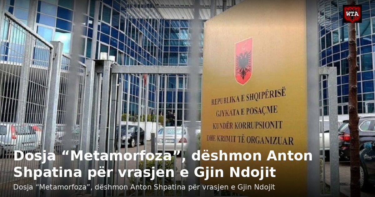Dosja “Metamorfoza”, dëshmon Anton Shpatina për vrasjen e Gjin Ndojit