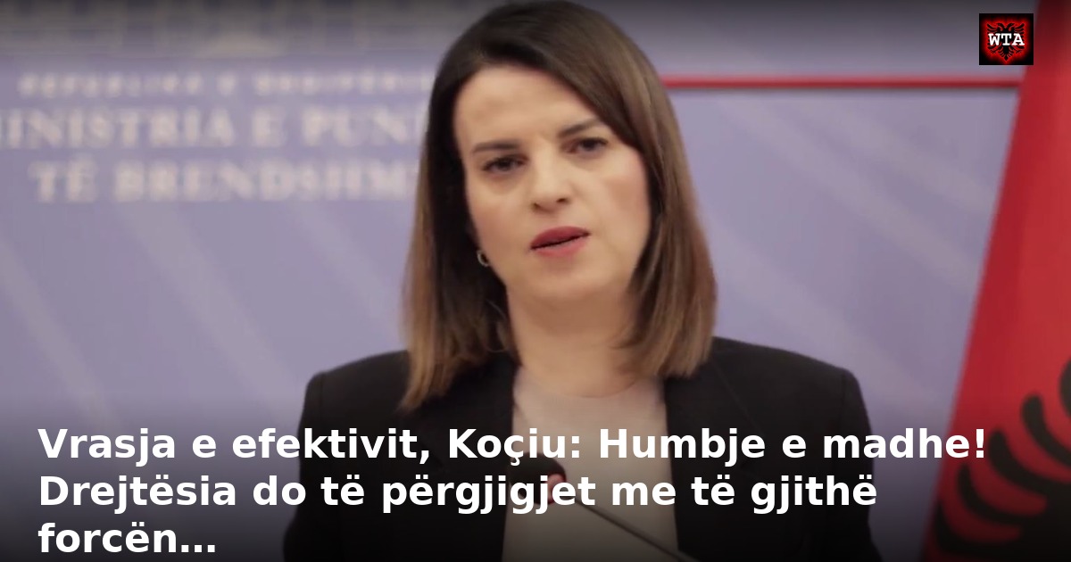Vrasja e efektivit, Koçiu: Humbje e madhe! Drejtësia do të përgjigjet me të gjithë forcën…
