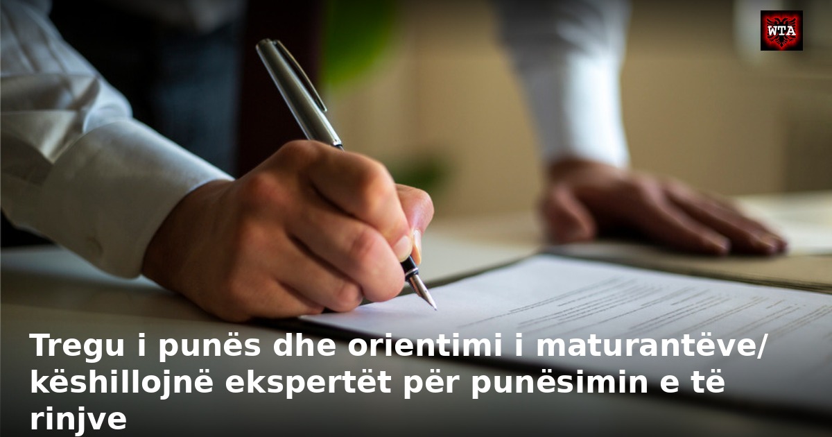 Tregu i punës dhe orientimi i maturantëve/ këshillojnë ekspertët për punësimin e të rinjve