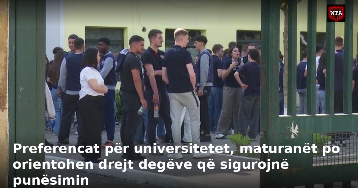 Preferencat për universitetet, maturanët po orientohen drejt degëve që sigurojnë punësimin