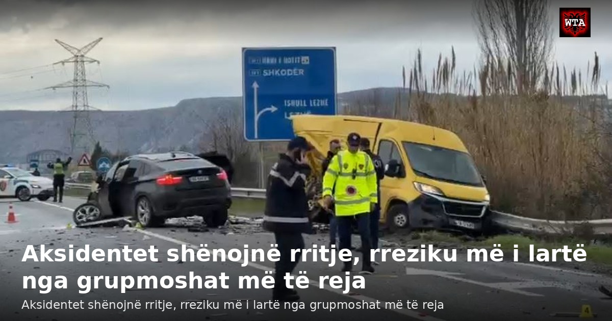 Aksidentet shënojnë rritje, rreziku më i lartë nga grupmoshat më të reja